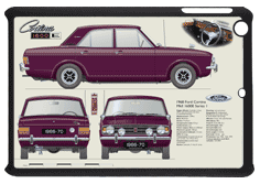 Ford Cortina MkII 1600E 1966-70 Small Tablet Covers
